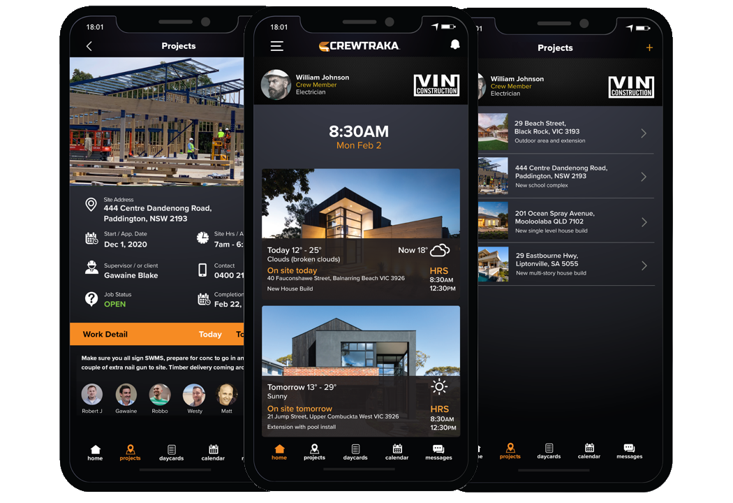 CrewTraka - Construction workforce management app